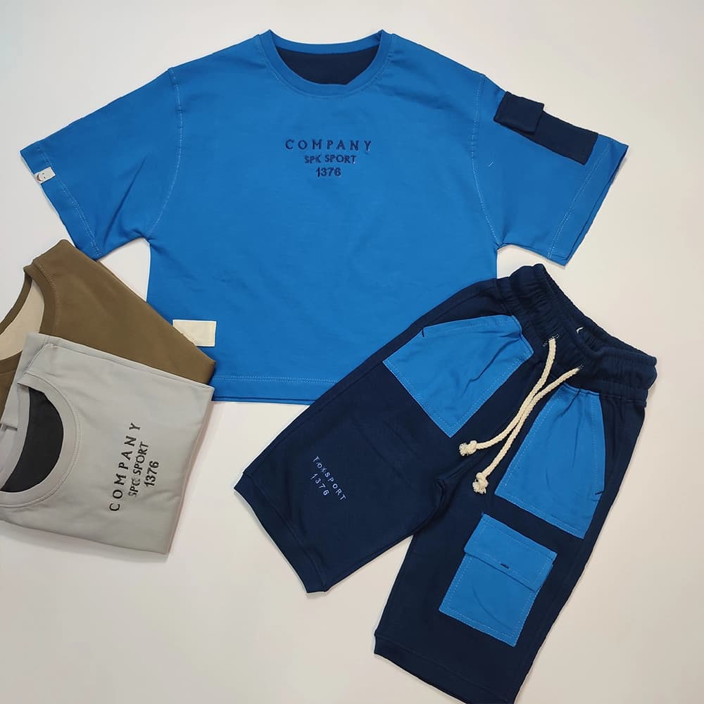تیشرت شلوارک اسلش دخترنه و پسرانه Pocket