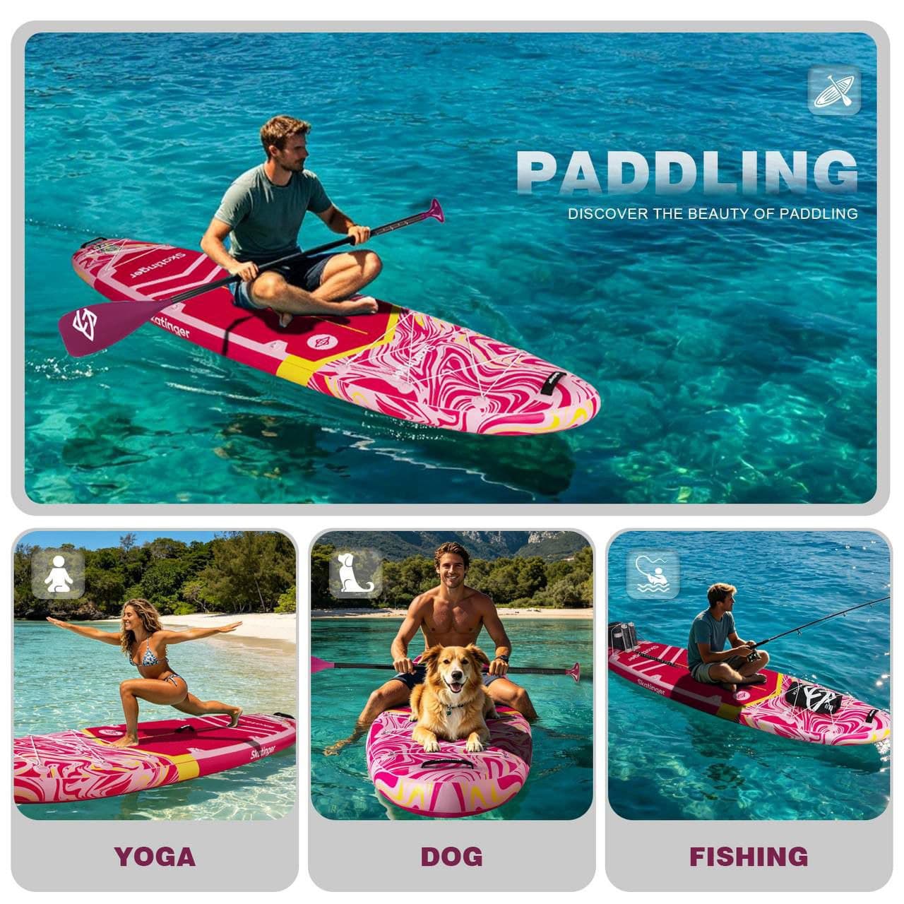 پدل بورد بادی Skatinger مدل Prana 320 2026 New — تصویر ۴