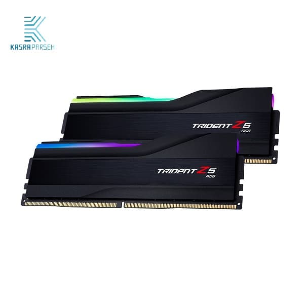 رم دسکتاپ DDR5 دو کاناله 5600 مگاهرتزCL30 جی اسکیل مدل Trident Z5 RGB Black ظرفیت 64 گیگابایت — تصویر ۲