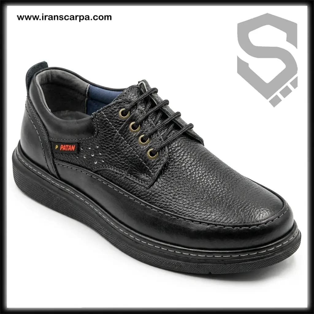 کفش چرم مردانه روزمره مدل مایلند — تصویر ۲