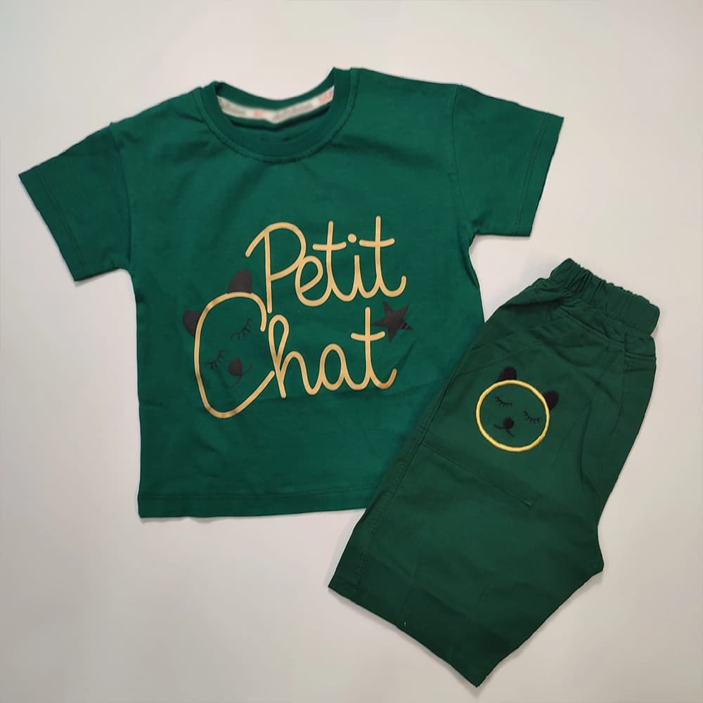 تیشرت شلوارک لینن دخترانه Petit — تصویر ۶