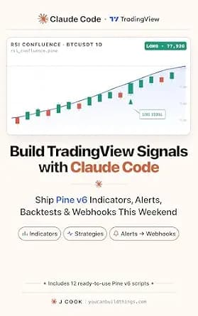 و دانلود نسخه کامل کتاب زبان اصلی Build TradingView Signals with Claude Code: Ship Pine v6 Indicators, Alerts, Backtests & Webhooks This Weekend (AI Trading Bot Series Book 3) | دانلود کتاب