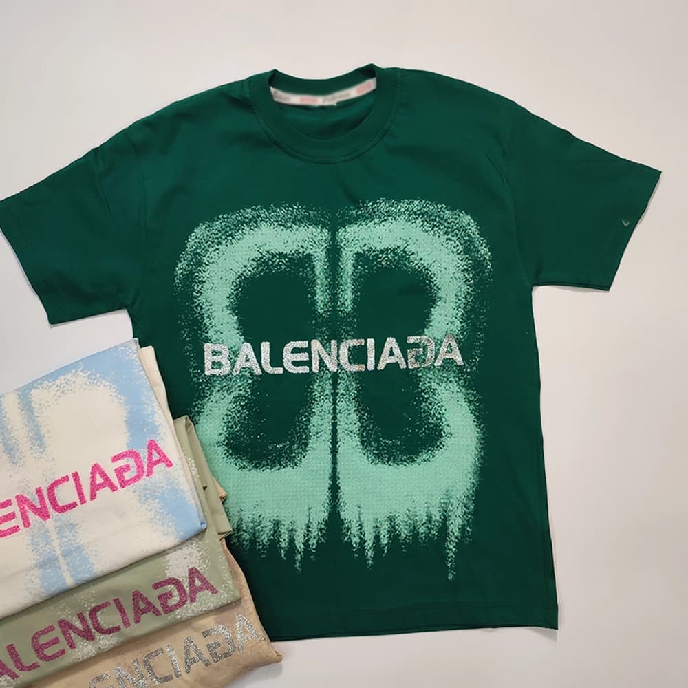 تیشرت تک دخترانه و پسرانه Balenciaga BB