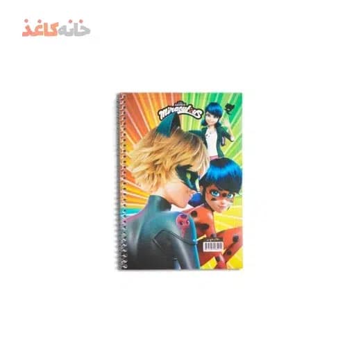 دفتر50برگ فنری طلقی طرح دختر کفش دوزکی — تصویر ۲