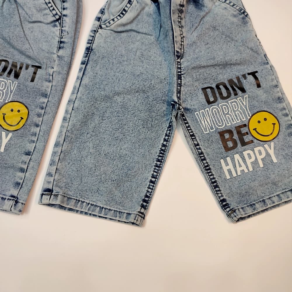 شلوارک تک جین دخترانه و پسرانه DONT — تصویر ۵