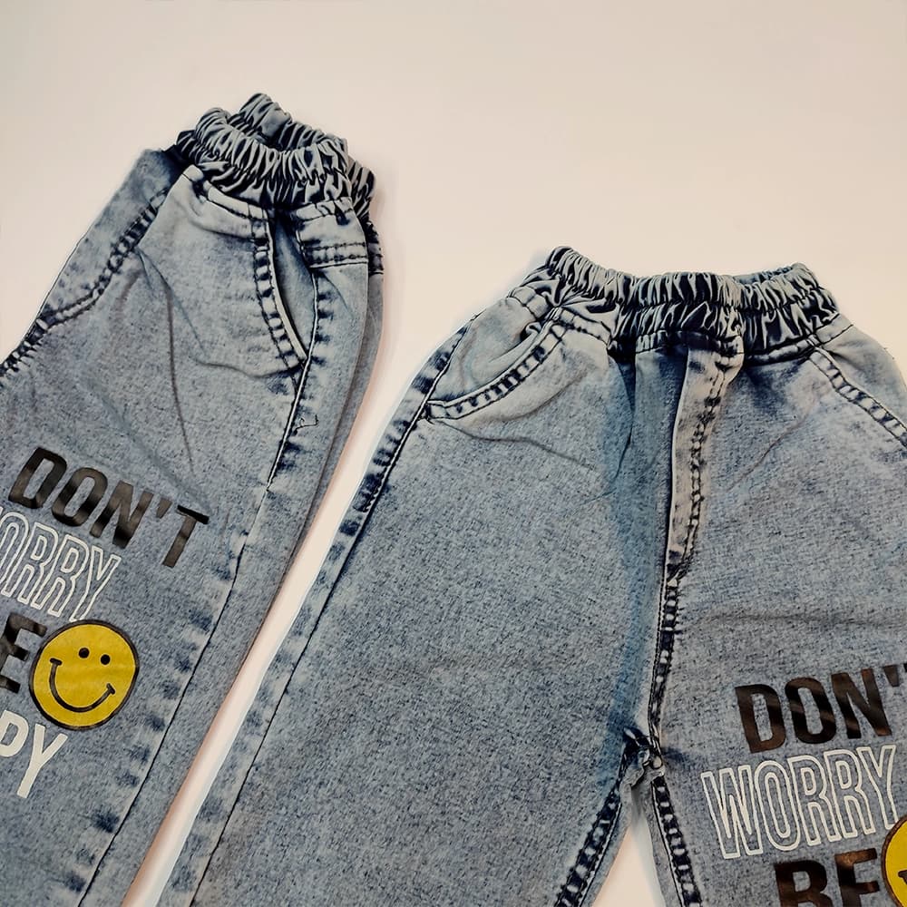 شلوارک تک جین دخترانه و پسرانه DONT — تصویر ۳