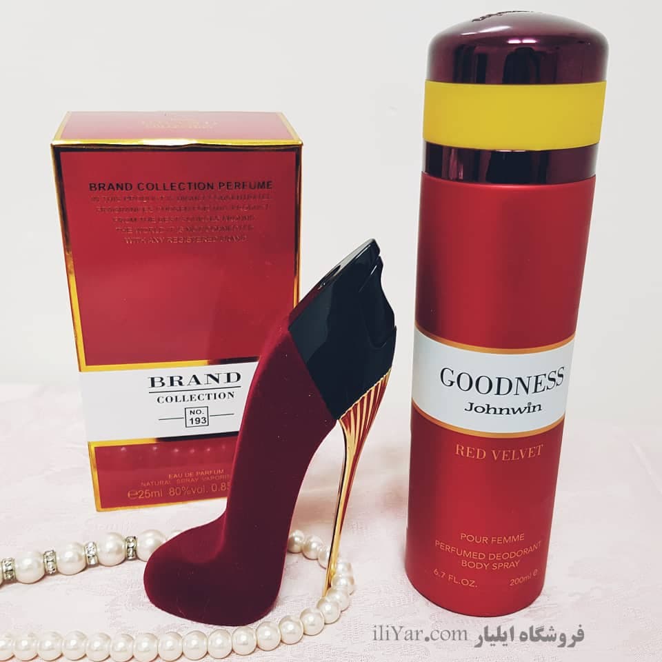 اسپری گودگرل طرح Goodness Red Velvet جانوین – حجم 200 میل
