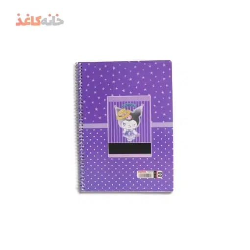 دفتر 80برگ فنری اسپادانا طرح 3 کرومی کلاه دار — تصویر ۲