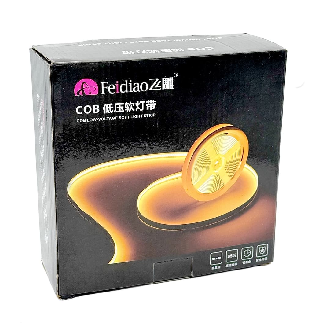 ریسه ال ای دی نواری لاینیران 24 ولت تراکم COB 320 — تصویر ۲