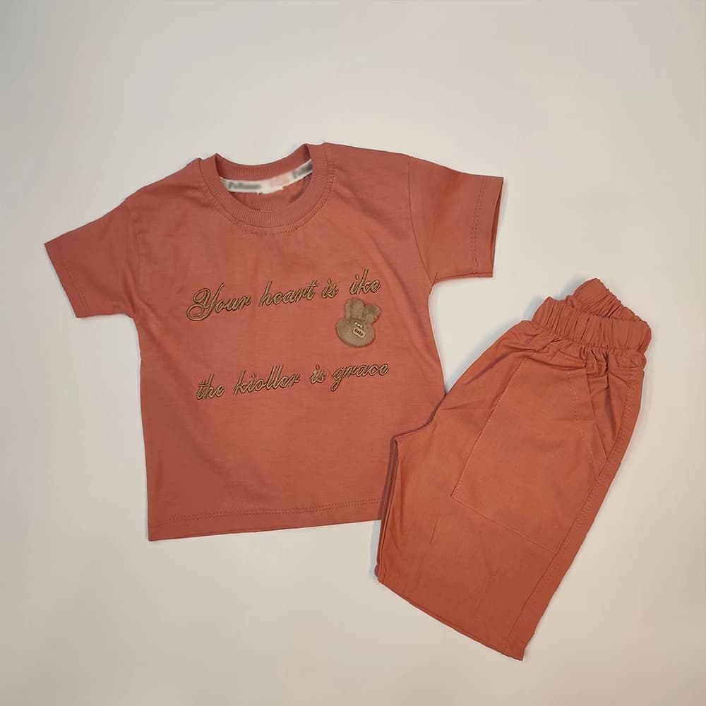 تیشرت شلوارک لینن دخترانه Rabbit Small — تصویر ۵