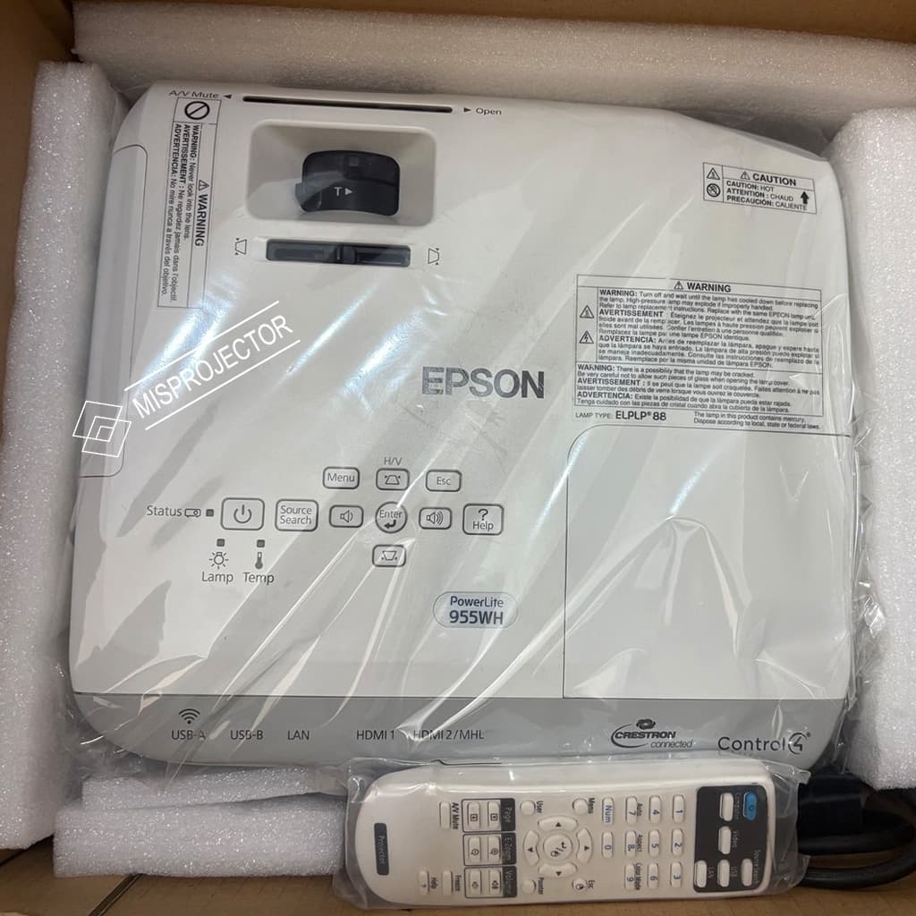 ویدئو پروژکتور استوک اپسون EPSON PowerLite 955WH گرید A