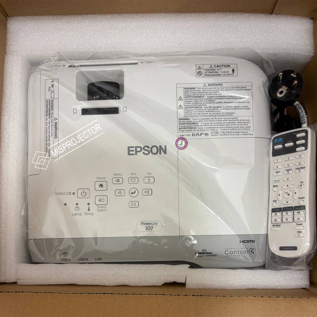 ویدئو پروژکتور استوک اپسون EPSON PowerLite 107 گرید A