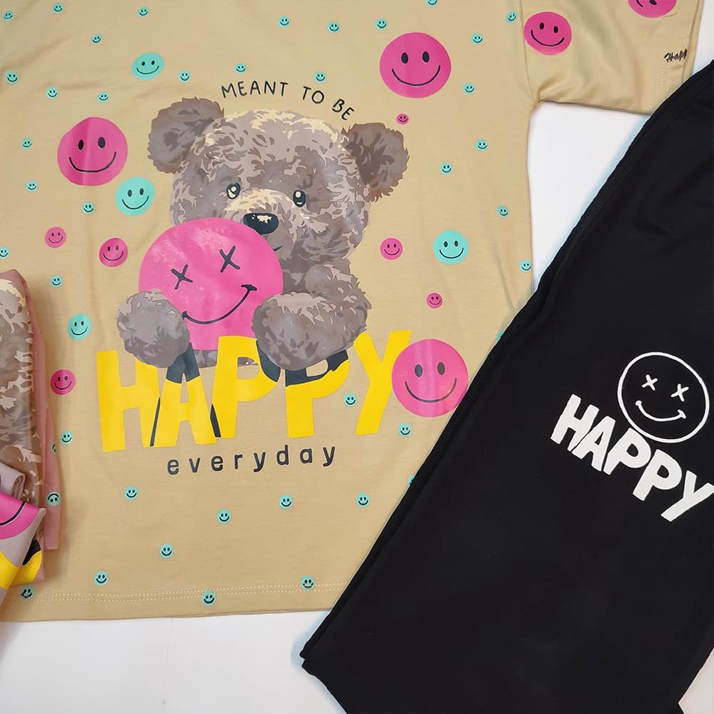 تیشرت شلوارک دخترانه تدی HAPPI — تصویر ۵