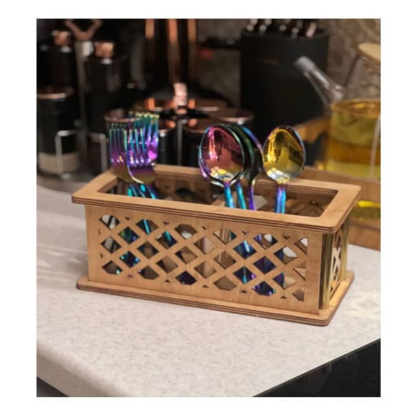 جاقاشق چوبی فلزی دوخانه (گارانتی بدنه) — تصویر ۲