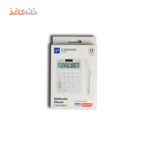 ماشین حساب 12رقم سفید سی کلاس کد cx-118c — تصویر ۴