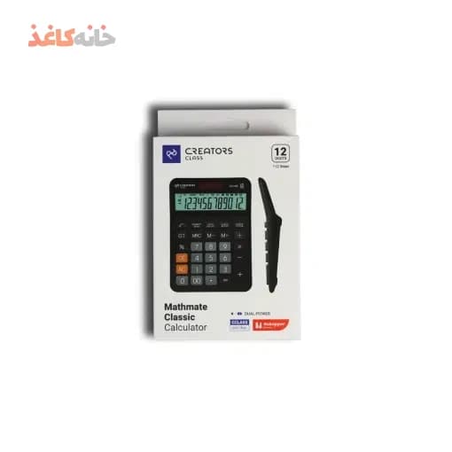 ماشین حساب 12رقم مشکی سی کلاس کد cx-118c — تصویر ۳