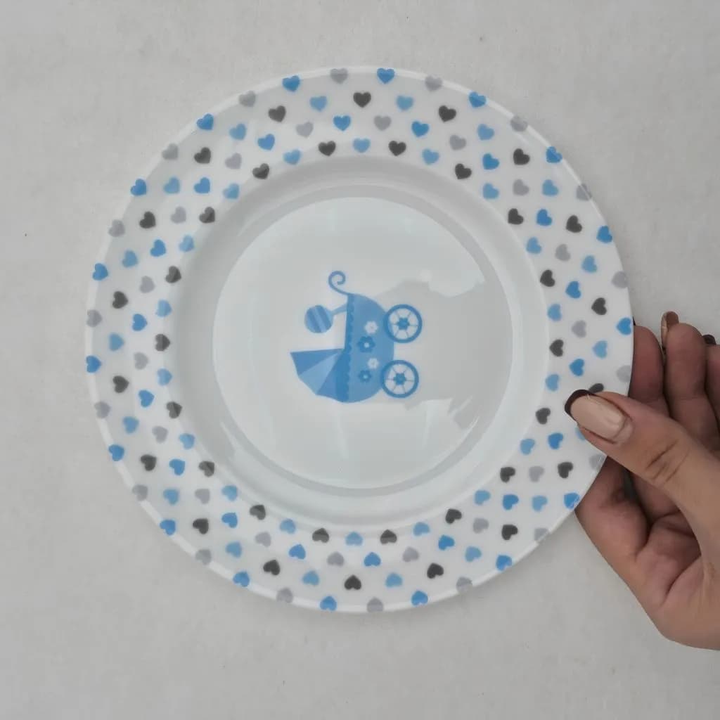ظرف غذا 5 تکه کودک چینی زرین ایران مدل nini 1 — تصویر ۸