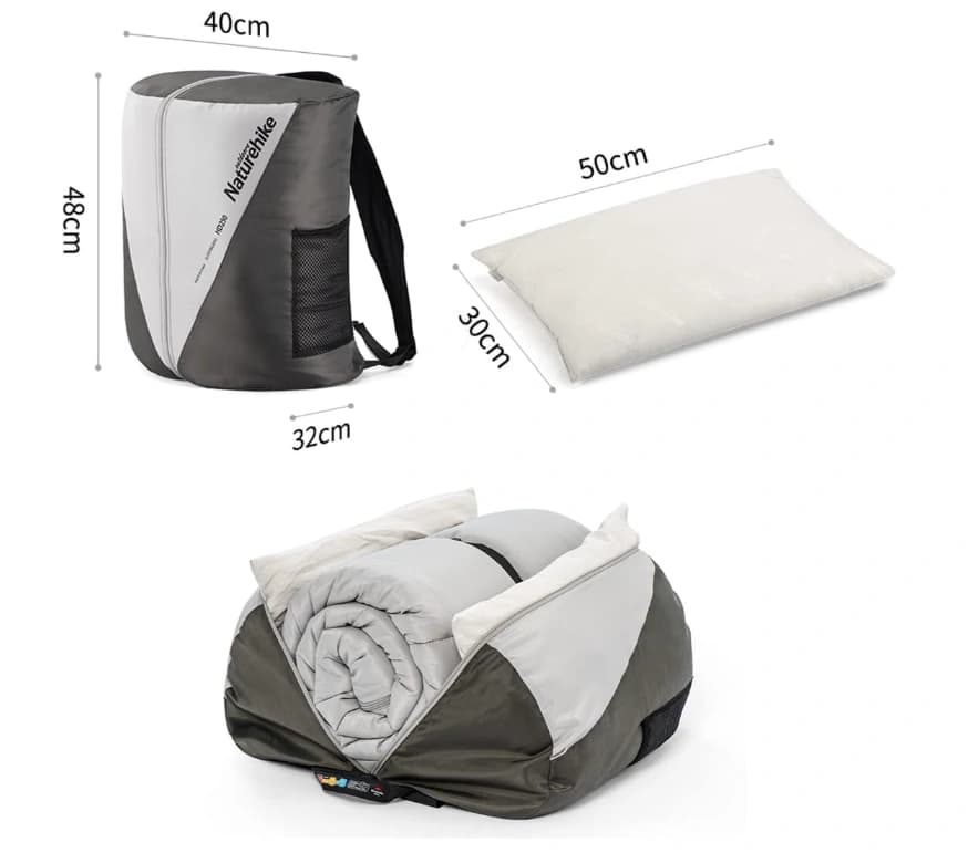 کیسه خواب دو نفره نیچرهایک Naturehike Double Cotton Sleeping Bag | زیتونکمپ — تصویر ۴