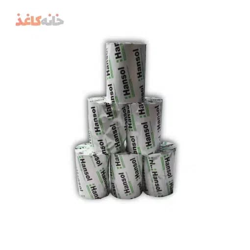 رول حرارتی هانسول 8 سانتی چاپ مشکی 36 متری — تصویر ۲