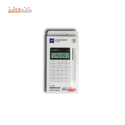 ماشین حساب 12رقم سفید سی کلاس کد Q5c — تصویر ۴