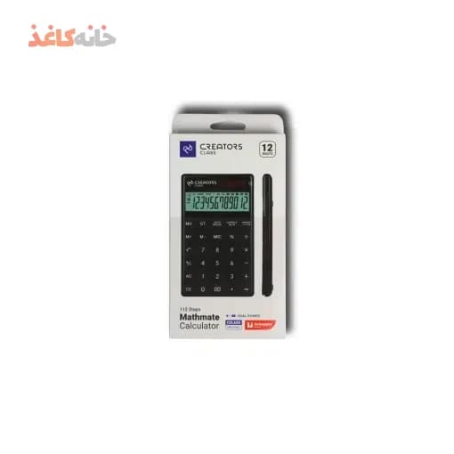 ماشین حساب 12رقم مشکی سی کلاس کد Q5c — تصویر ۴
