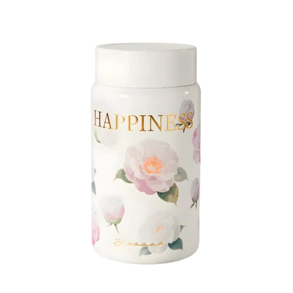 مینی فلاسک گلدار Diyi مدل Happiness گنجایش 280Ml — تصویر ۳
