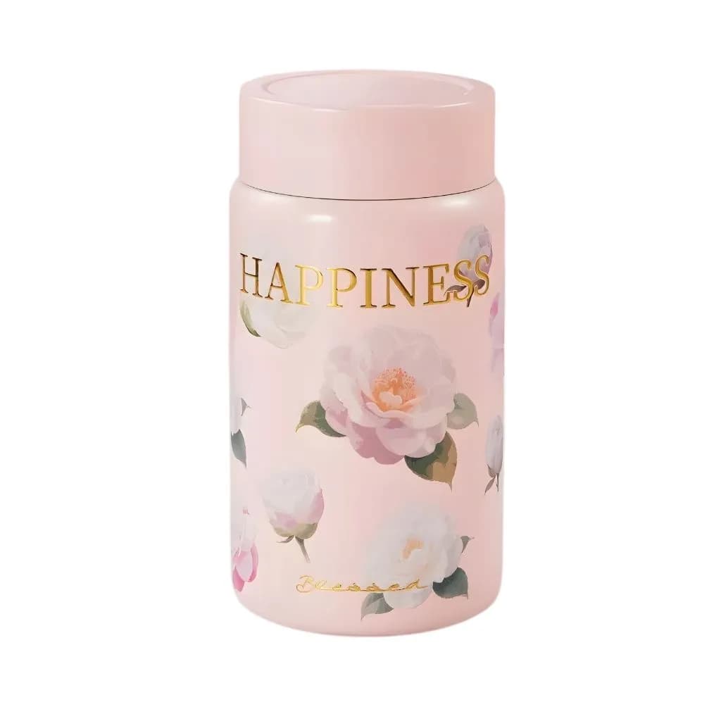 مینی فلاسک گلدار Diyi مدل Happiness گنجایش 280Ml — تصویر ۲