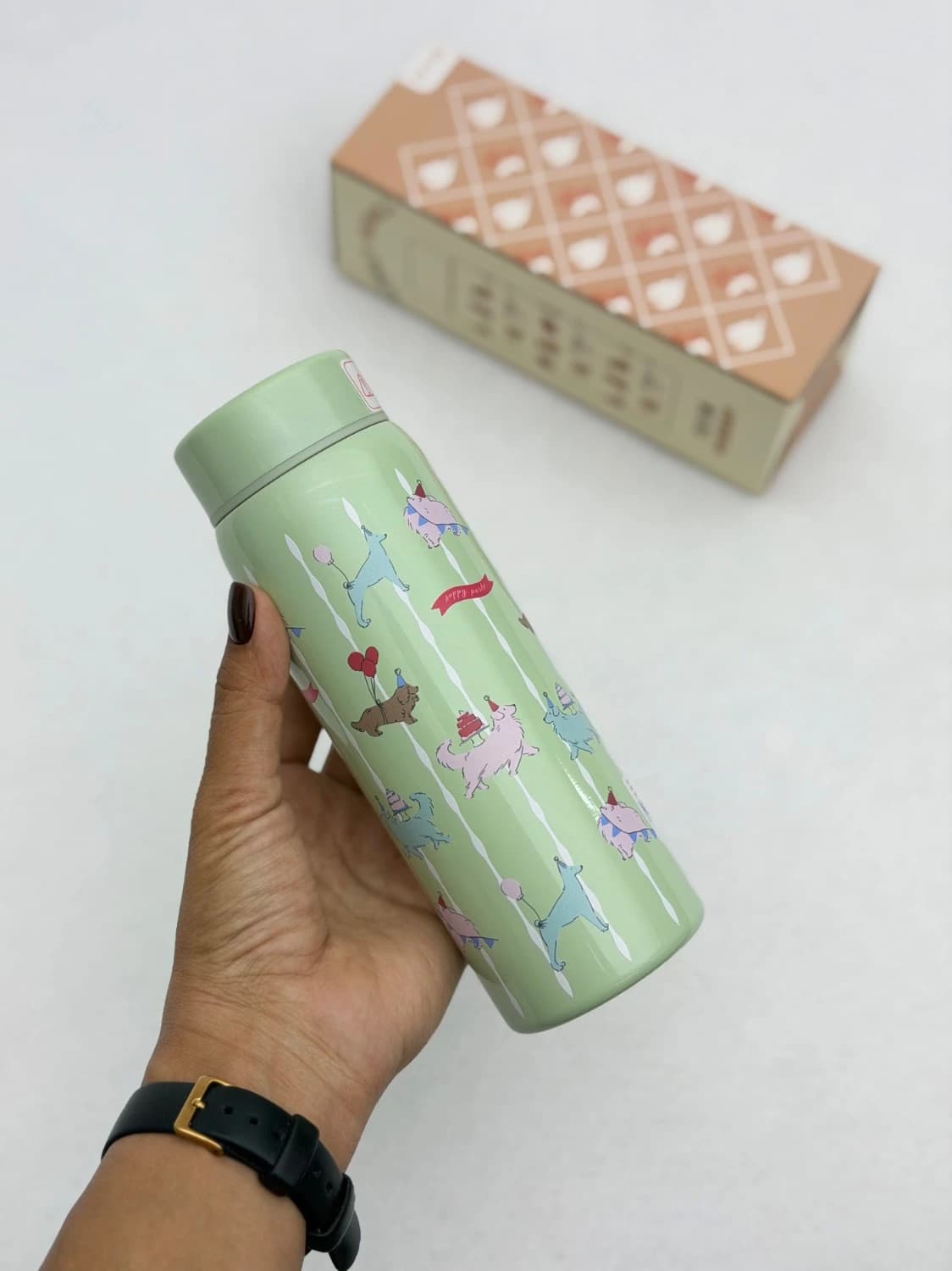 مینی فلاسک قلمی Diyi استیل طرح حیوانات 300Ml — تصویر ۷