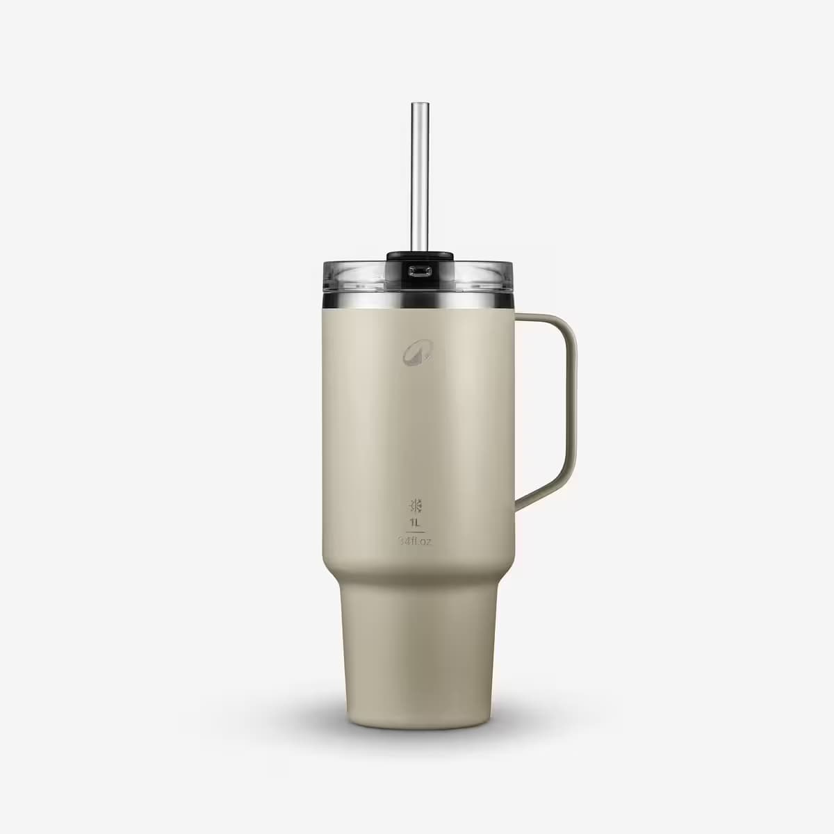 ☕ ماگ سفری عایق‌دار کچوا Quechua Stainless Steel Insulated Mug 1L | زیتون‌کمپ