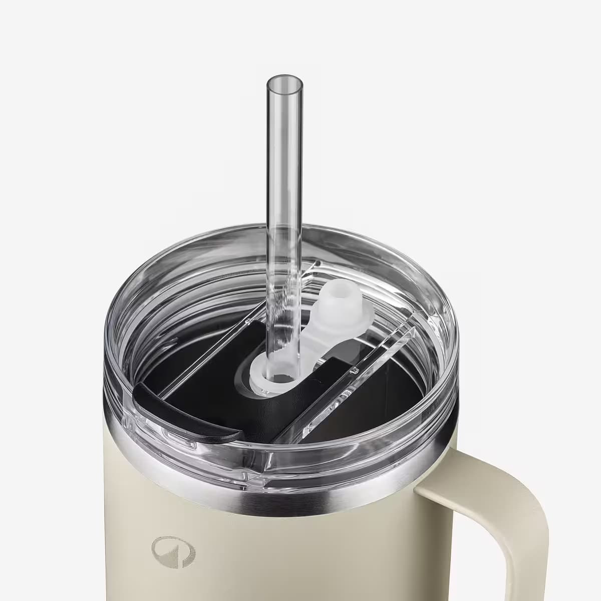 ☕ ماگ سفری عایقدار کچوا Quechua Stainless Steel Insulated Mug 1L | زیتونکمپ — تصویر ۵