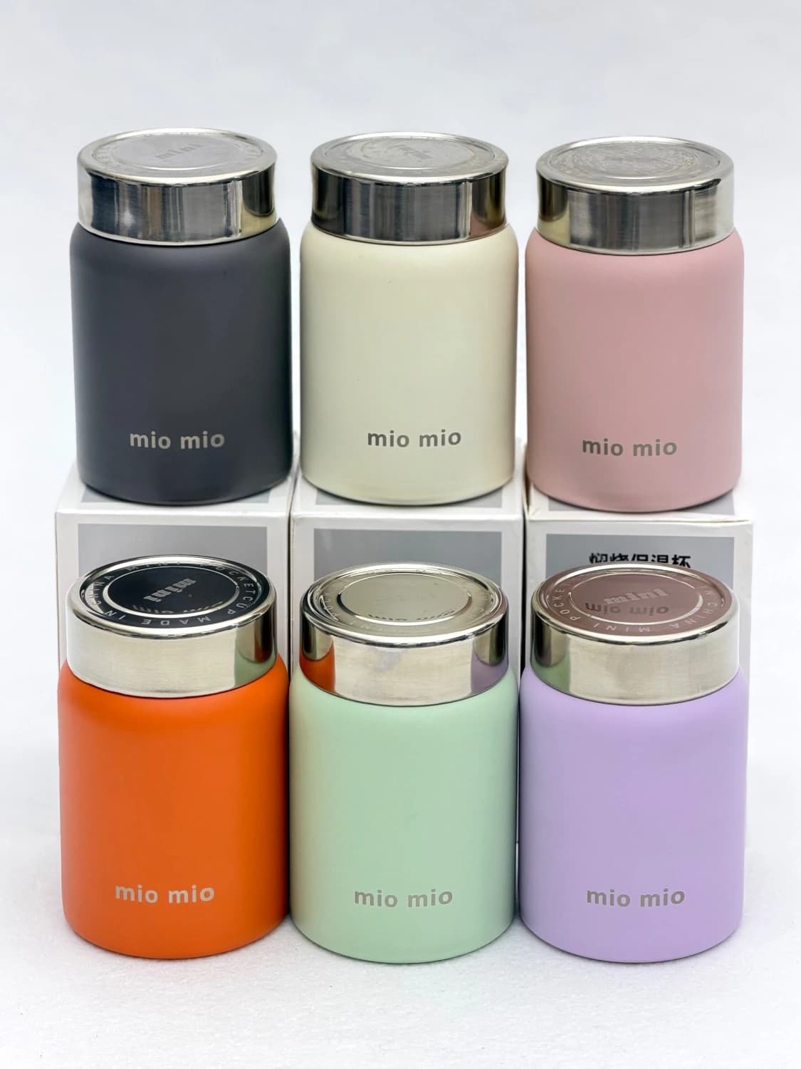 مینی فلاسک استیل mio mio گنجایش 280ML — تصویر ۸