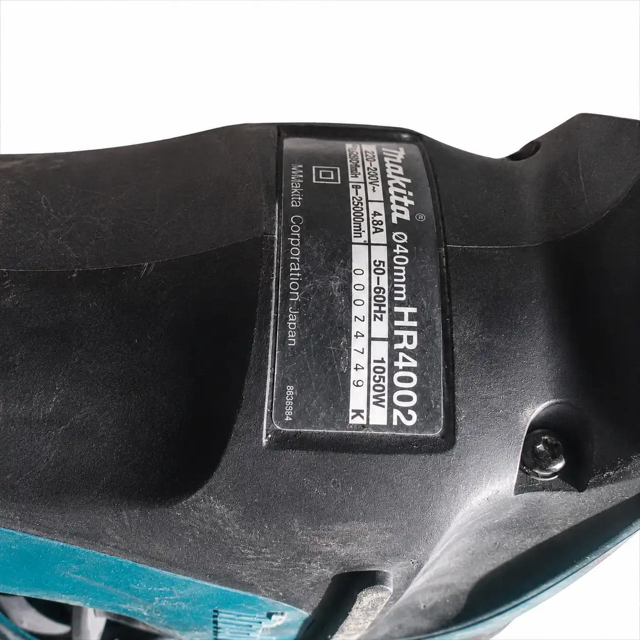 هیلتی بتن کن ماکیتا makita HR4002 استوک بسیار کم کار و تمیز — تصویر ۲