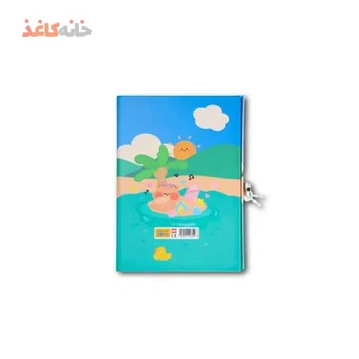 دفتر خاطرات قفل دار (قاب دار) سویل طرح خرس روی اب — تصویر ۴