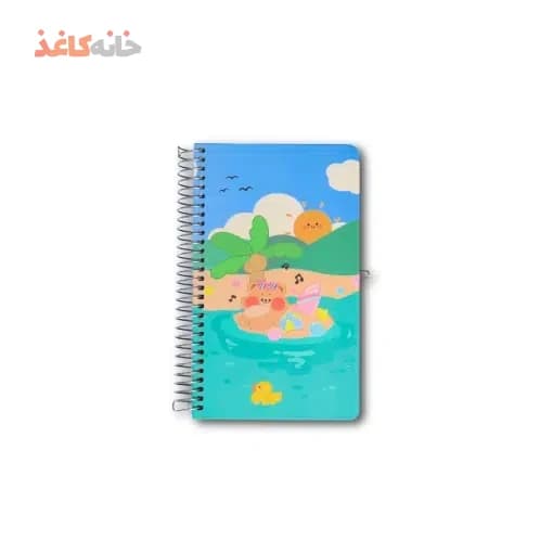 دفتر خاطرات قفل دار (قاب دار) سویل طرح خرس روی اب — تصویر ۵