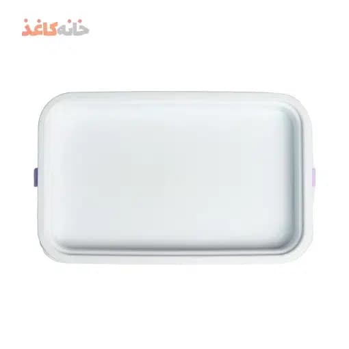 ظرف غذا 1 طبقه کارا رنگ بنفش — تصویر ۲