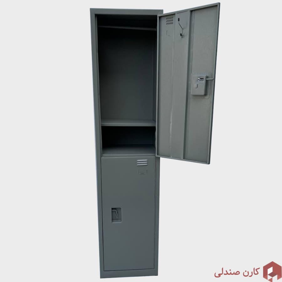 کمد فلزی دو درب روی هم — تصویر ۴