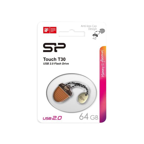 فلش مموری USB 2.0 سیلیکون پاور مدل Touch T30 ظرفیت 64 گیگابایت — تصویر ۳