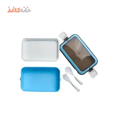 ظرف غذا 1 طبقه کارا رنگ ابی — تصویر ۴