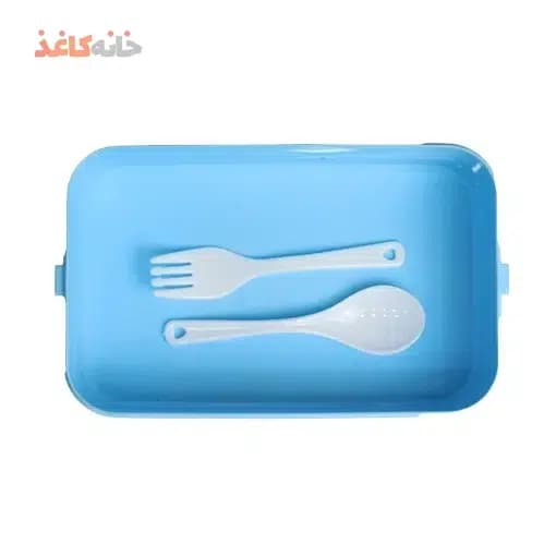 ظرف غذا 1 طبقه کارا رنگ ابی — تصویر ۳