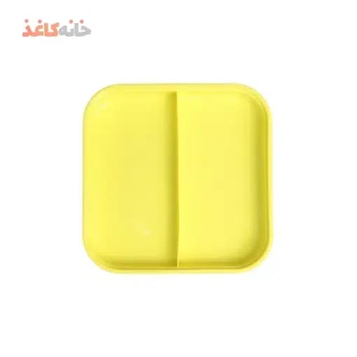 ظرف غذا مربع 1 طبقه انکیسا کد 101 رنگ سبز — تصویر ۲