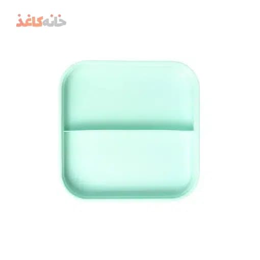 ظرف غذا مربع 1 طبقه انکیسا کد 101 رنگ ابی کبود — تصویر ۳