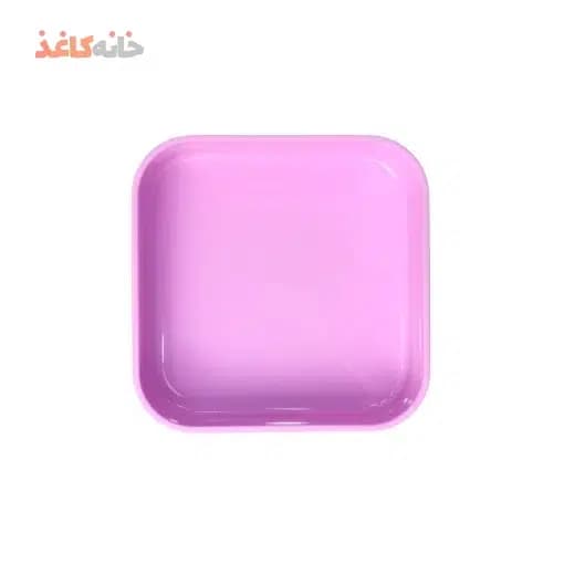 ظرف غذا مربع 1 طبقه انکیسا کد 101 رنگ بنفش — تصویر ۳