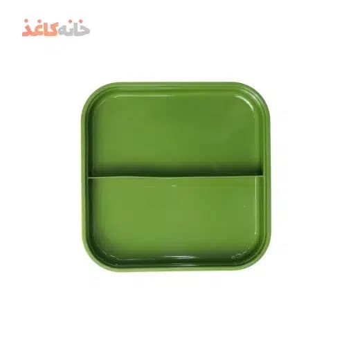 ظرف غذا مربع 1 طبقه انکیسا کد 101 رنگ زرد — تصویر ۲