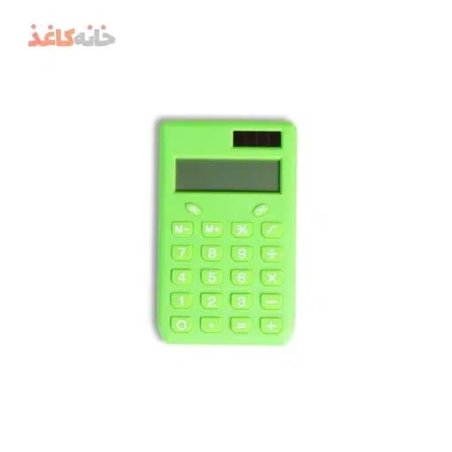 ماشین حساب کوچک 8 رقمی سبز