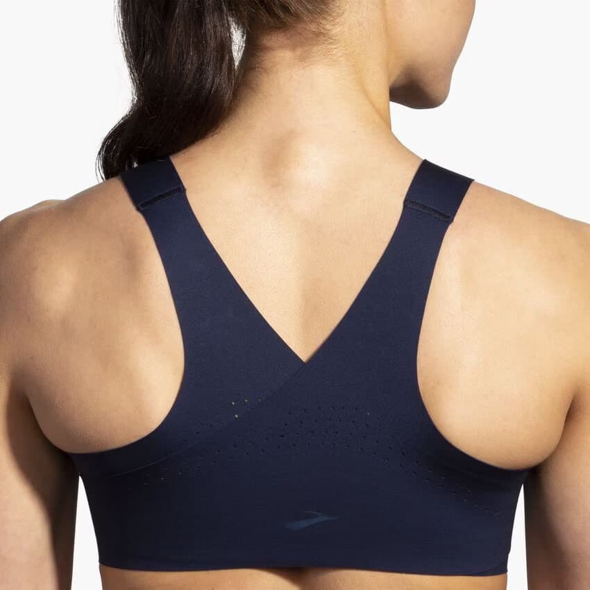 سوتین ورزشی زنانه Brooks Dare Crossback Sports Bra رنگ سرمهای | زیتونکمپ — تصویر ۲