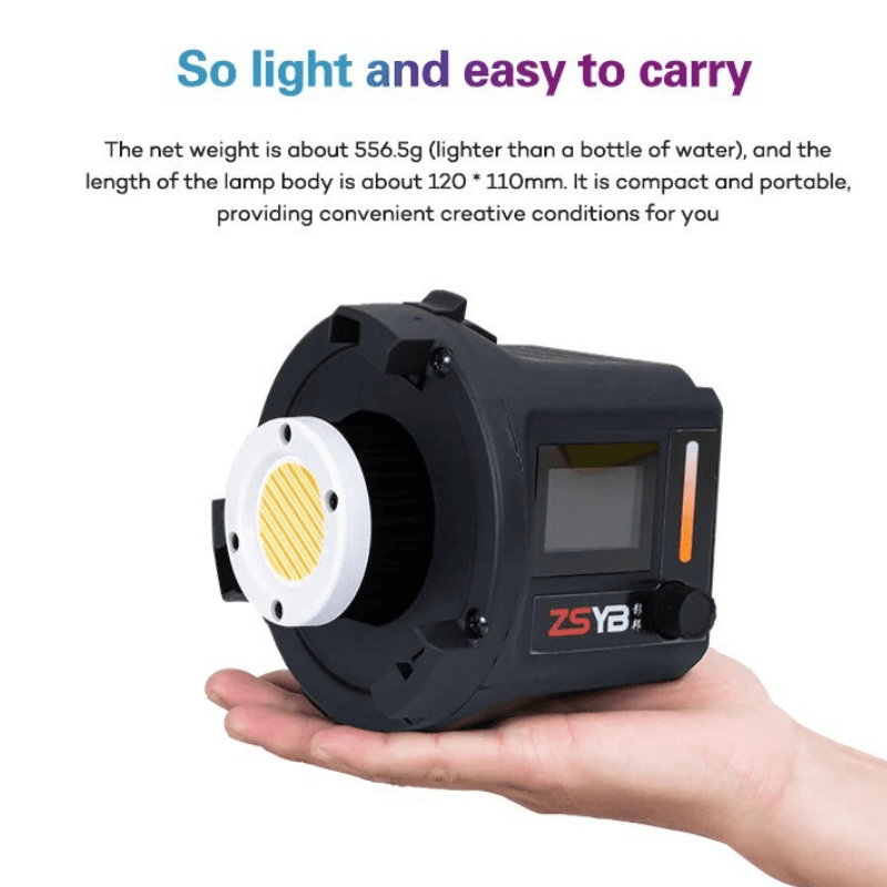 نور ثابت ویدیولایت پرتابل ZSYB LED VIDEOLIGHT 80W Bi-Color — تصویر ۳