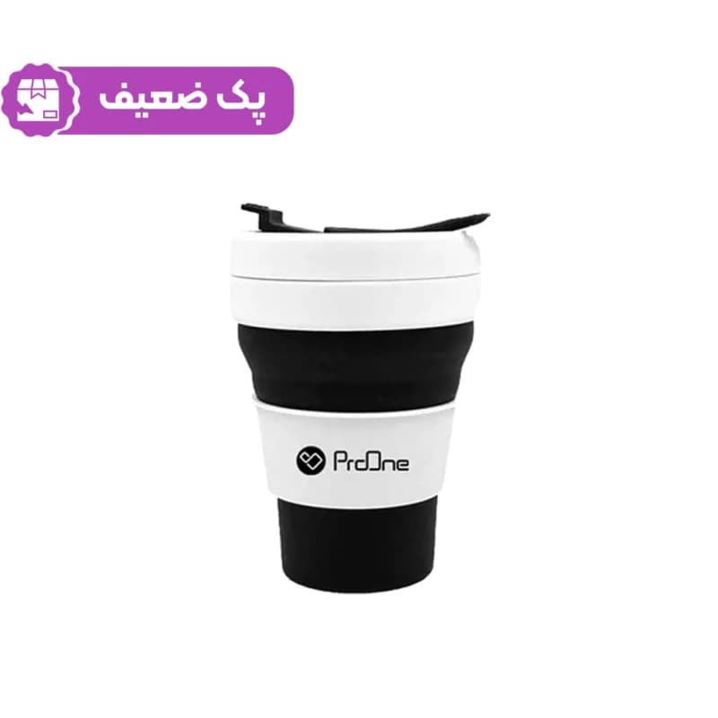 بطری تاشو ProOne مدل PFB0014 – مشکی (پک ضعیف)