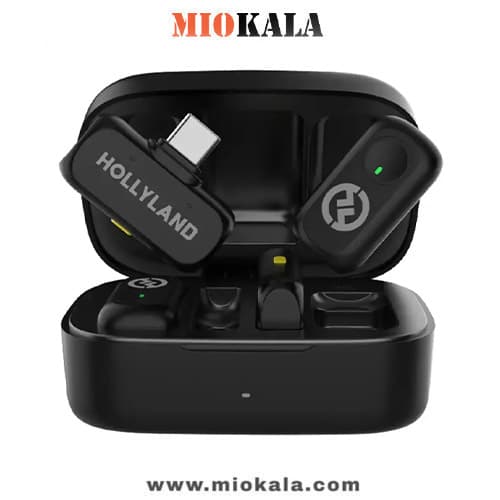 میکروفون یقه ای بیسیم Hollyland Lark A1 Combo 2 Person Wireless Microphone