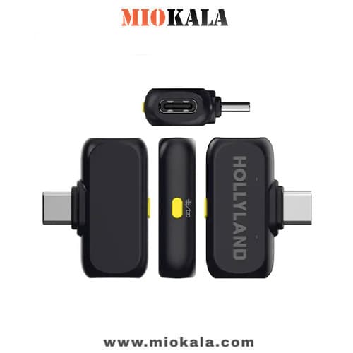 میکروفون یقه ای بیسیم Hollyland Lark A1 Combo 2 Person Wireless Microphone — تصویر ۳