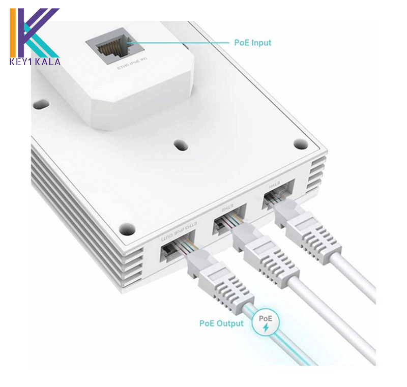 اکسس پوینت دیواری AX3000 WiFi6 تی پی لینک مدل EAP655-Wall — تصویر ۴